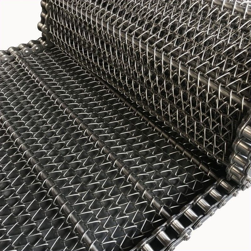 Factory Customization 304 314 316 Stainless Steel Spiral Chain for Metal Wire Mesh Conveyor Belt