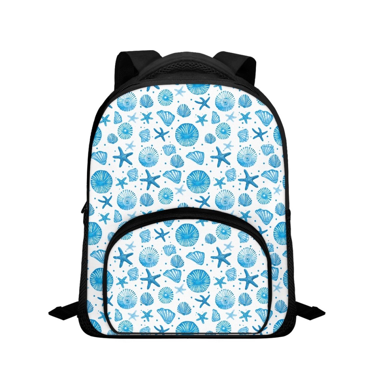 Wholesale Custom Island Fashion Hawaiian Sea Urchin Prints High Quality Fashionable 12 Inch Children's Backpack Print On Demand