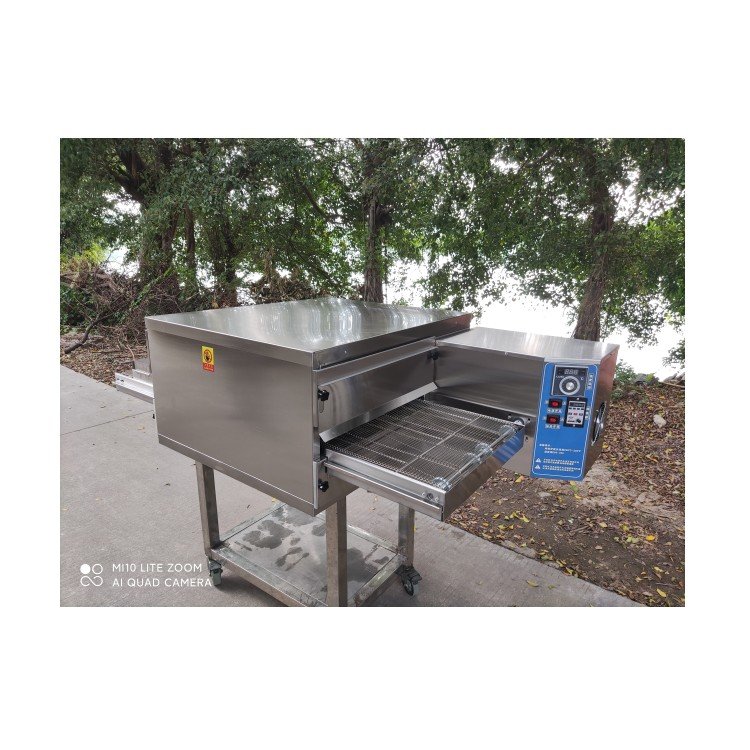 High Efficiency Baking 12 inches impingement pizza conveyor oven for pizza with chain conveyor