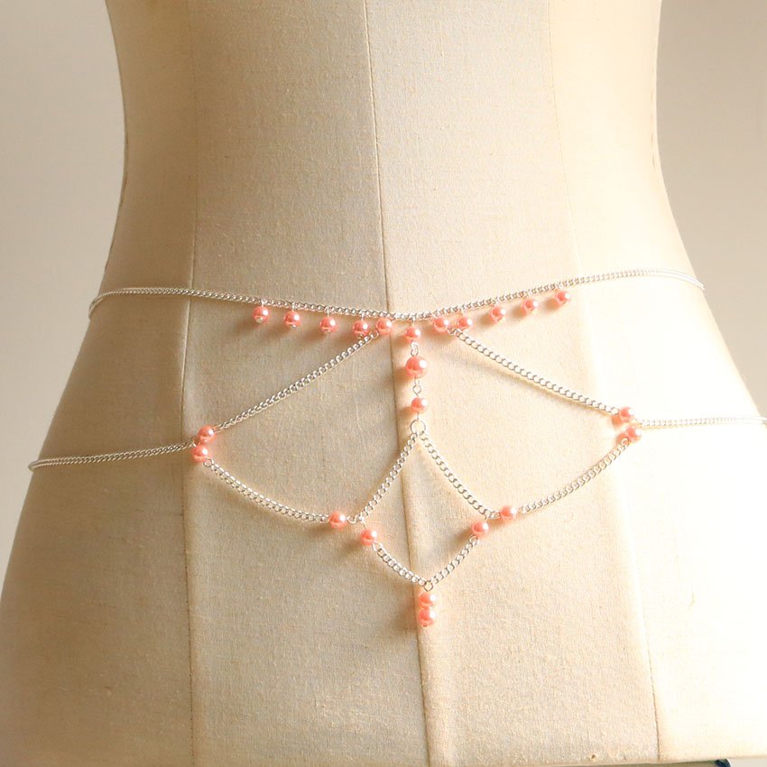 womens chain waist belly chain belt