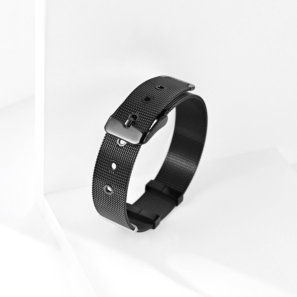 stainless steel woven mesh belt Vachette clasp belt bracelet Simple titanium steel student bracelet jewelry