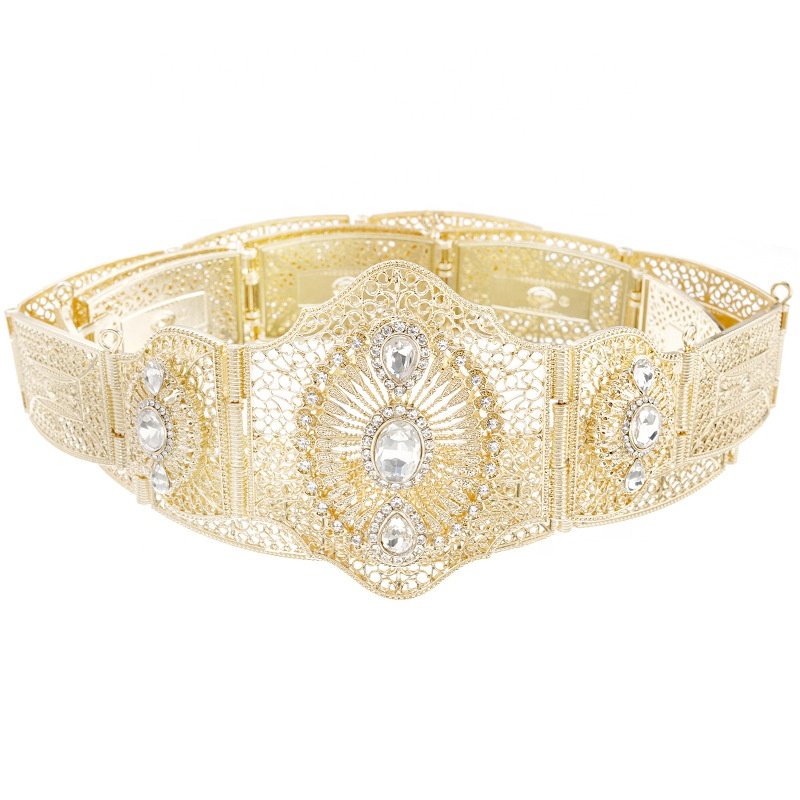 Summer Fashion Wedding Metal Belt Women's Holiday Party Essential Body Jewelry Gold Waist Chain