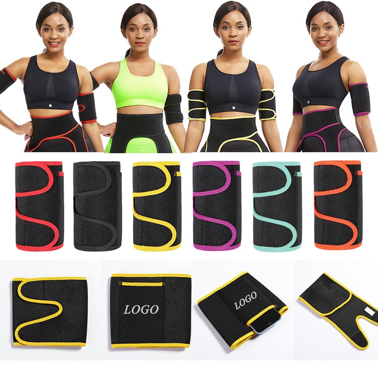 HEXIN Dropshipping Fat Burning High Waist Neoprene Thigh Waist Trainer Waist And Thigh Trimmer Slimming Belt