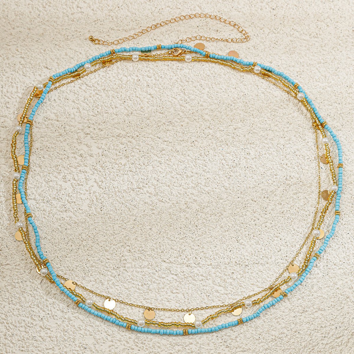 3 Pcs/Set Bohemian Layered Colorful Beaded Belly Waist Chain for Women Sexy Summer Beach Bikini Seed Beads Belt Body Chain Gifts
