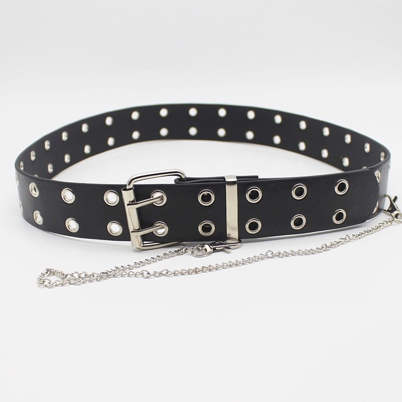 Hip hop eye Belt Women's belt European and American punk fashion chain belt clothing and accessories