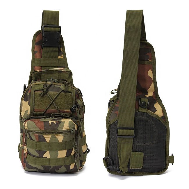 AYPPRO Men's Best Tactical Crossbody Shoulder Neoprene Sling Bag Camping Hunting Hiking Fashionable Portable Zipper Belt Outdoor