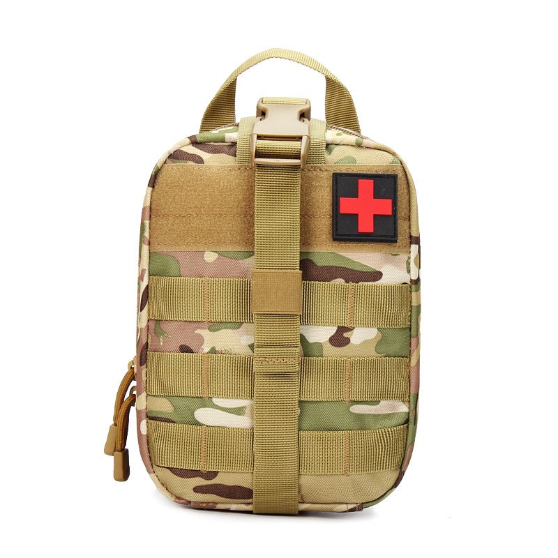 JSH Wholesale Tactical First-Aid Kit Pouch Bag Mini-Tools Storage Bag Small Bag with Belt for Family Use emergency