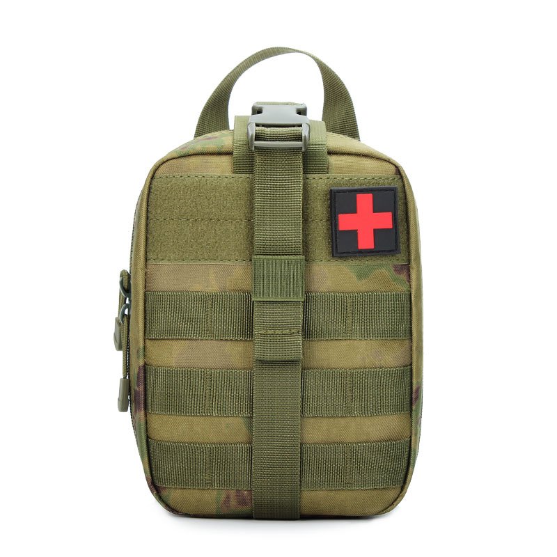 JSH Wholesale Tactical First-Aid Kit Pouch Bag Mini-Tools Storage Bag Small Bag with Belt for Family Use emergency