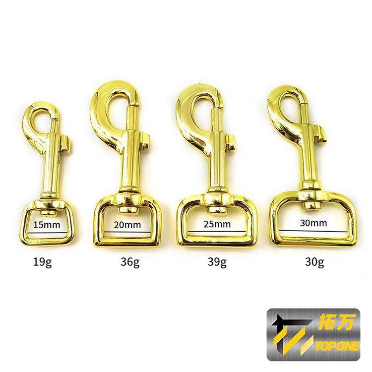 25mm Strong Metal Buckle Swivel Clasp Clip Key Chain Snap Hook For Dog Leash