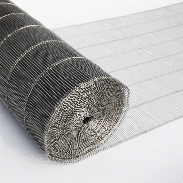 SS304 SS316 Metal Wire Mesh Belt For Biscuit Sandwich Machine Food baking