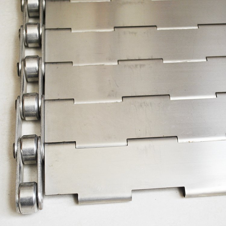 Heavy Duty Stainless Steel Metal Wire Mesh Perforated Chain Link Plate Conveyor Belt For Cooling Coal Briquettes Can