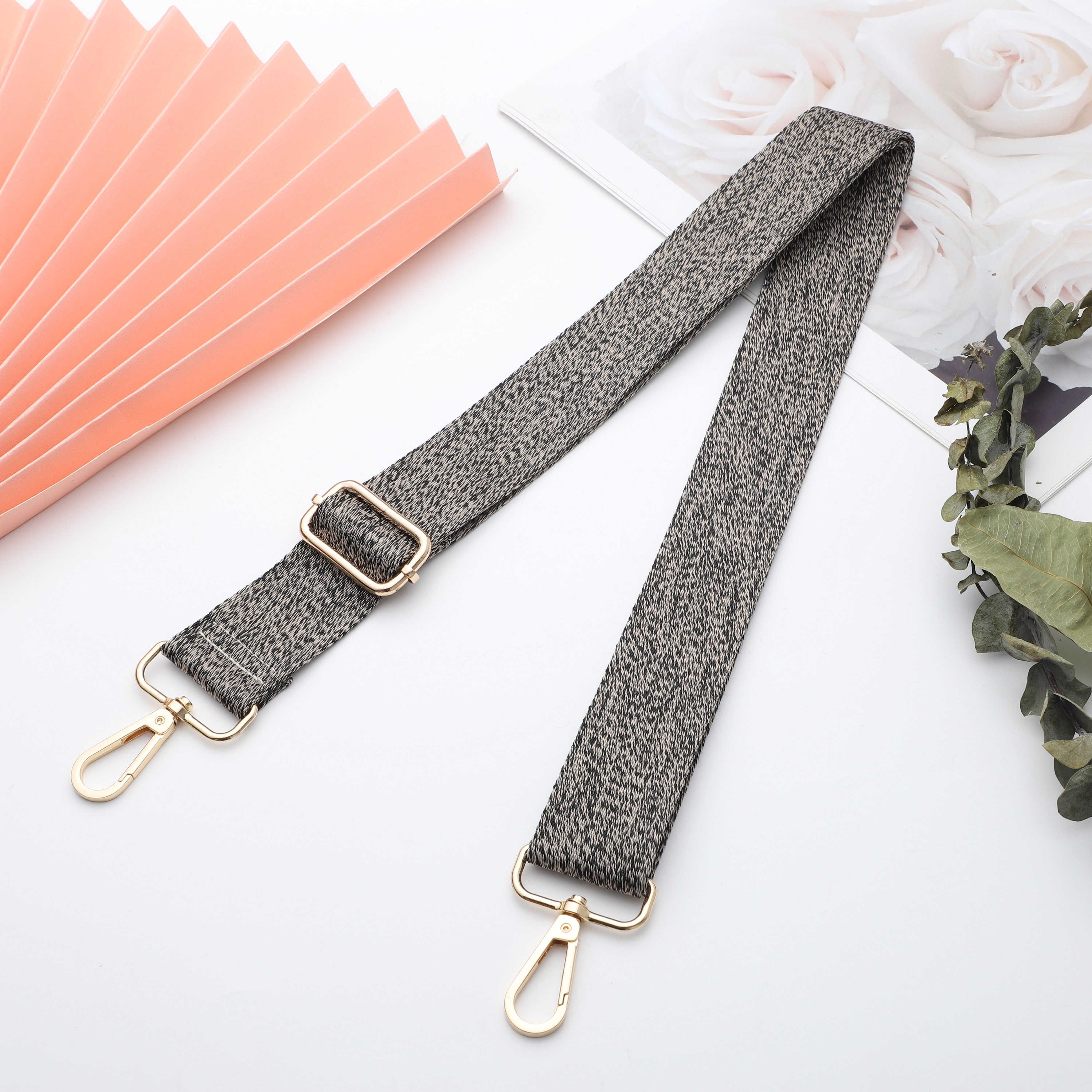 New Multiple Metal Buckle Belt Accessories Shoulder Straps Wholesale Bag Accessories Replacement 3.8cm Webbing bag Straps
