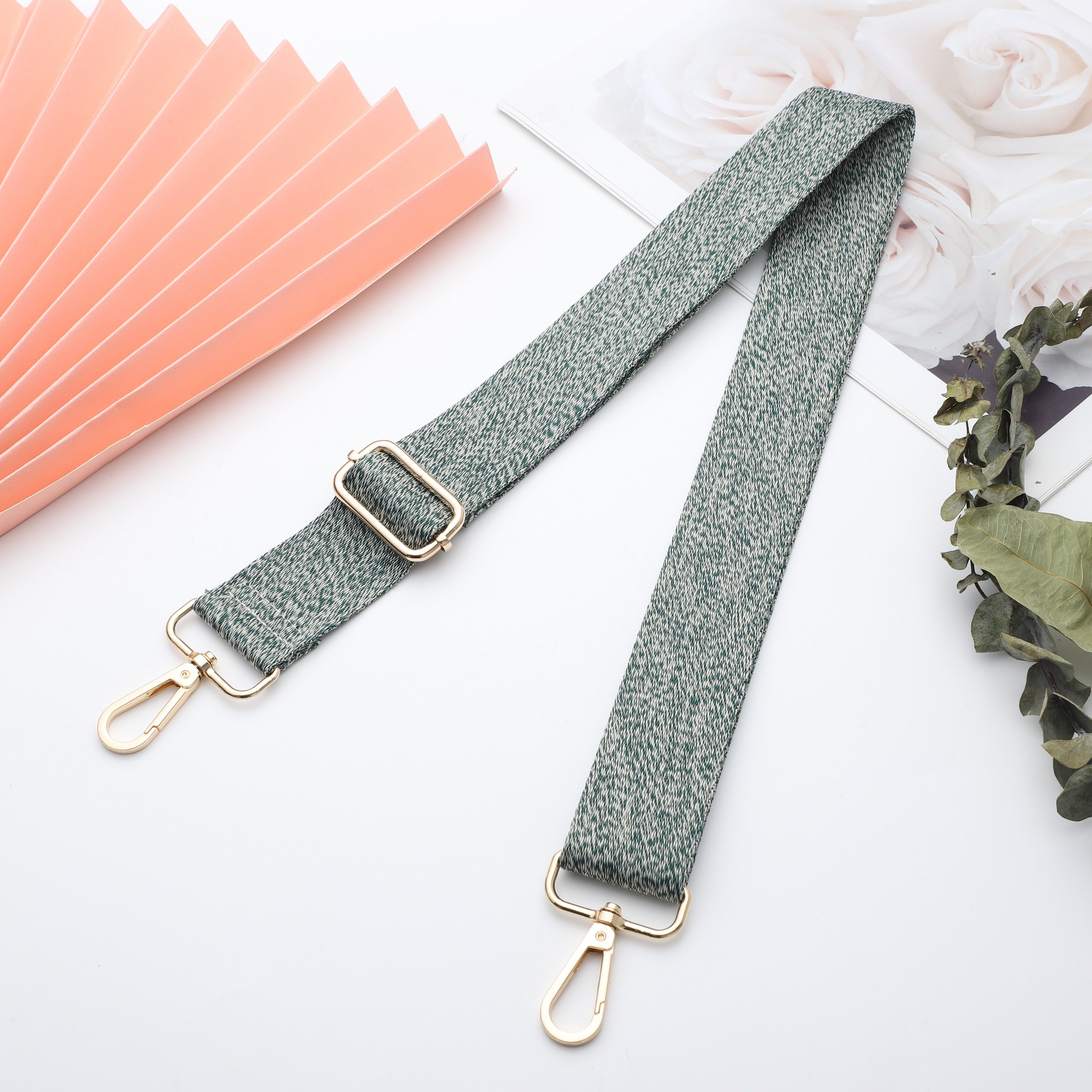 New Multiple Metal Buckle Belt Accessories Shoulder Straps Wholesale Bag Accessories Replacement 3.8cm Webbing bag Straps