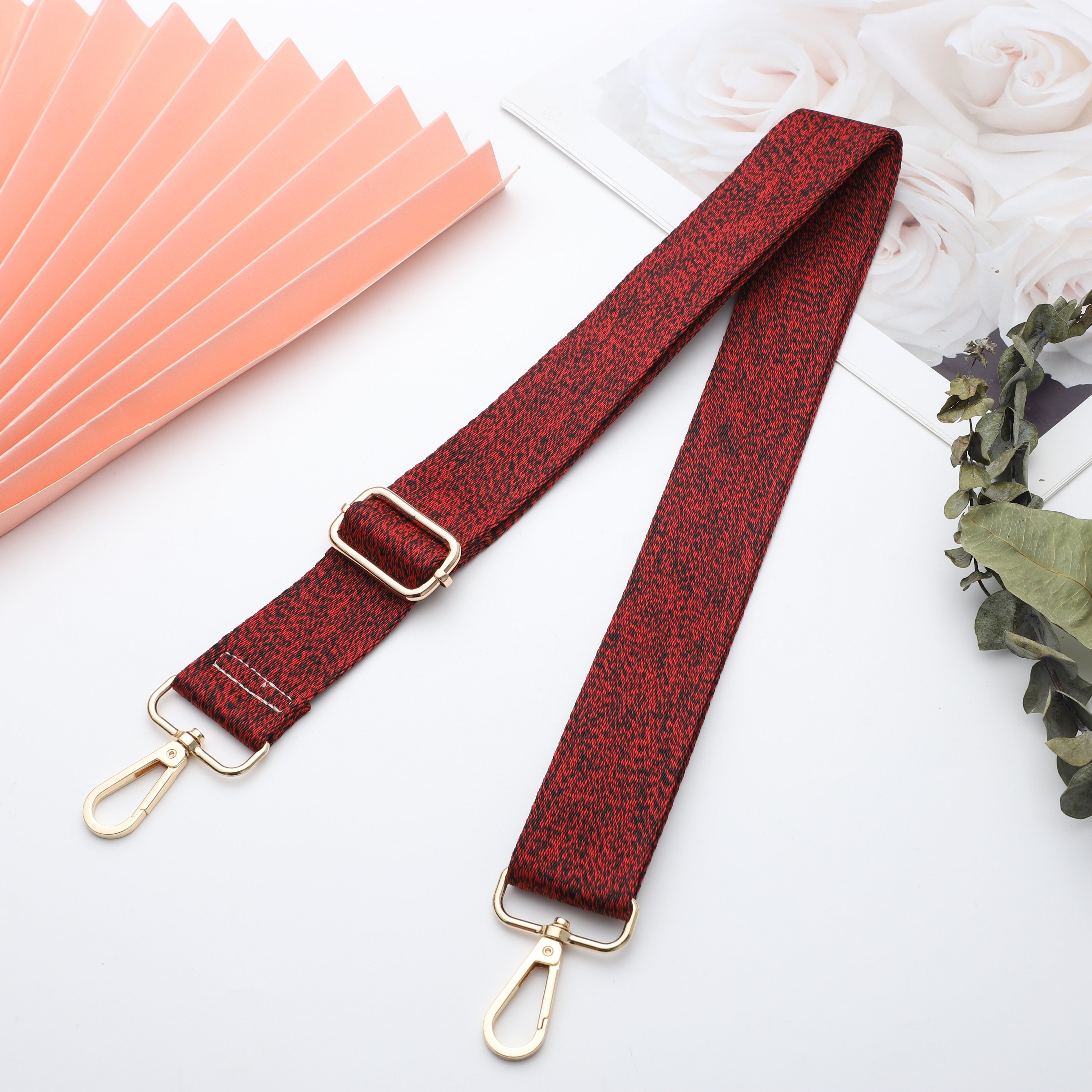 New Multiple Metal Buckle Belt Accessories Shoulder Straps Wholesale Bag Accessories Replacement 3.8cm Webbing bag Straps