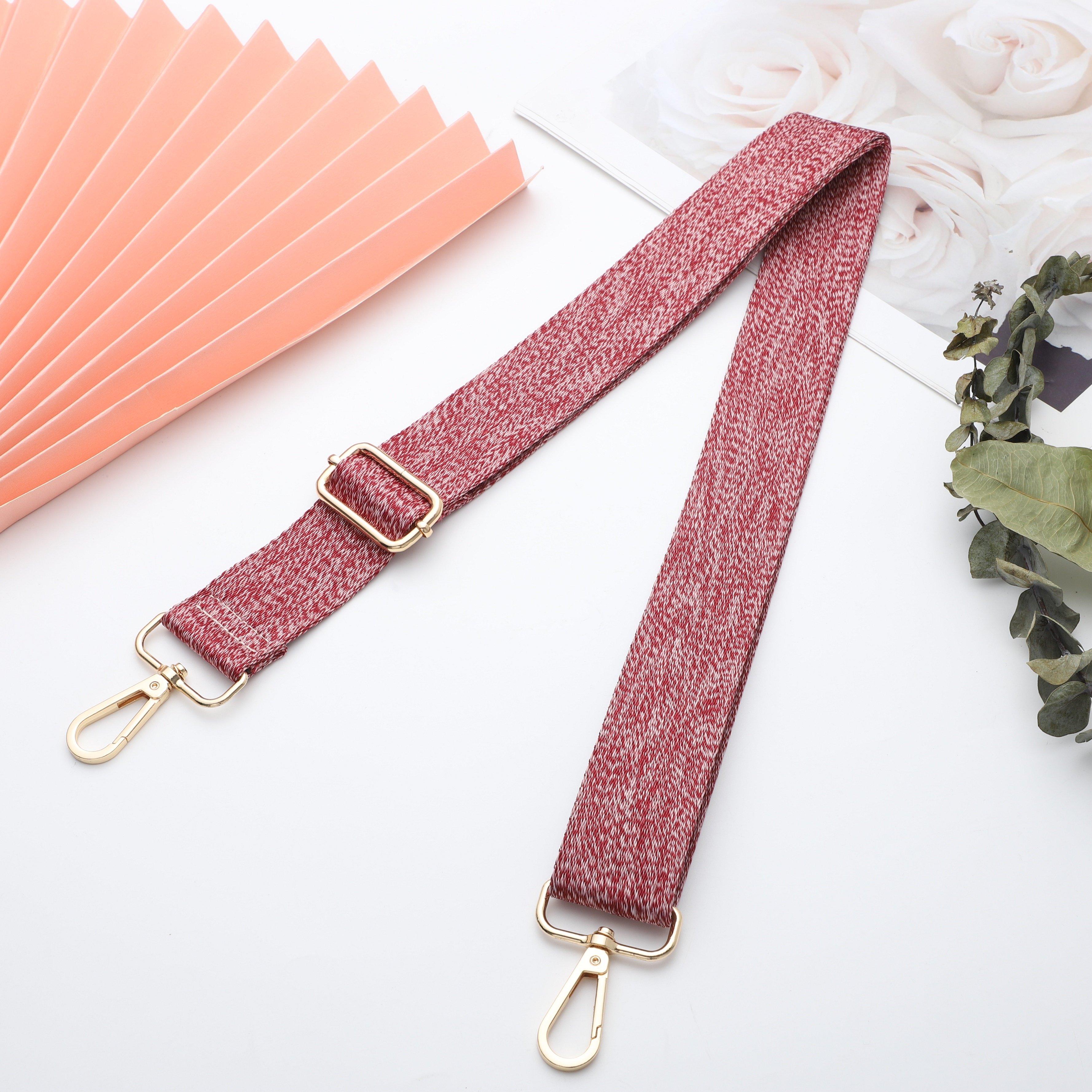 New Multiple Metal Buckle Belt Accessories Shoulder Straps Wholesale Bag Accessories Replacement 3.8cm Webbing bag Straps