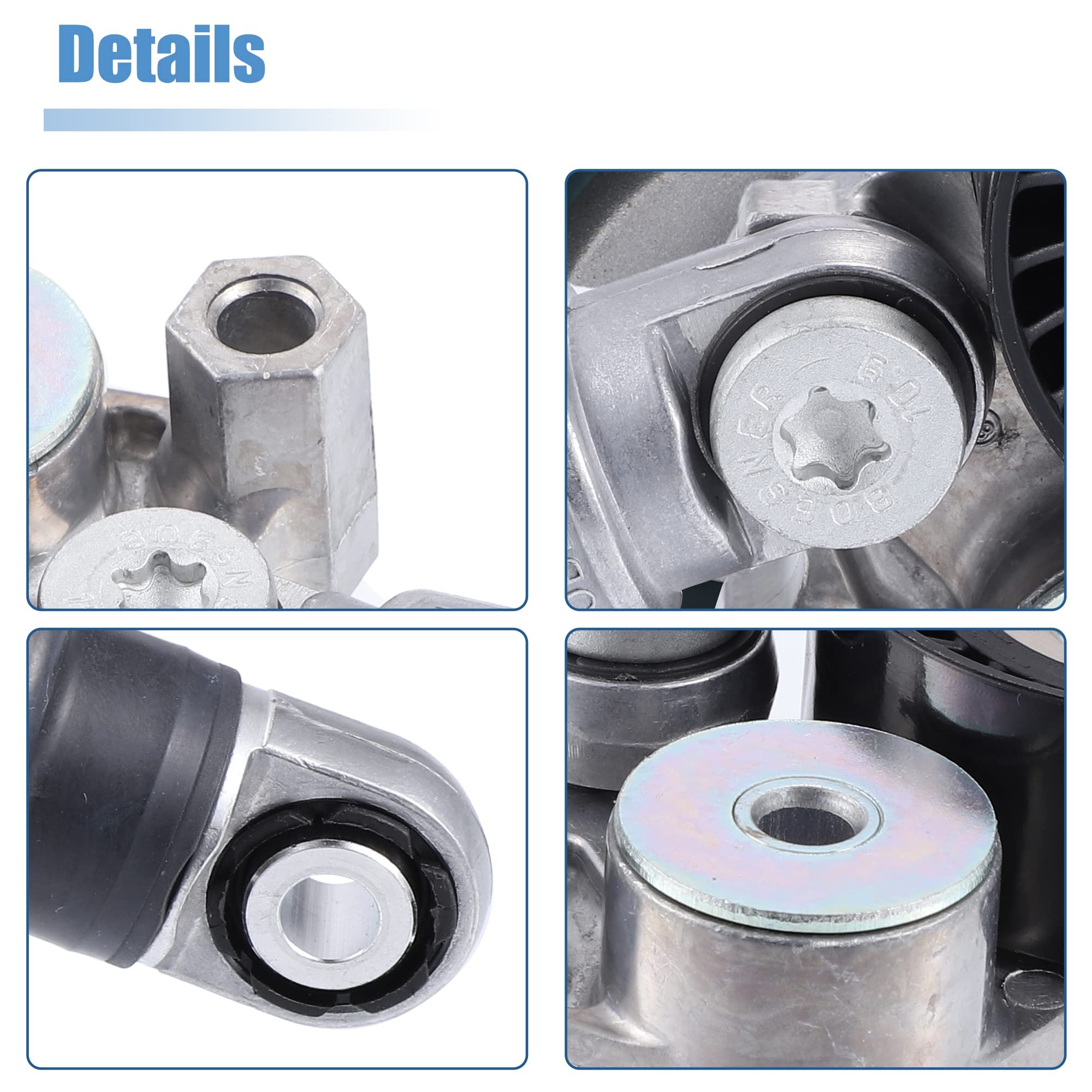 11281717387 Engine Parts Idler Pulley Belt Tensioner Pulley Engine Belt Tensioner For BMW E36 E34 E39