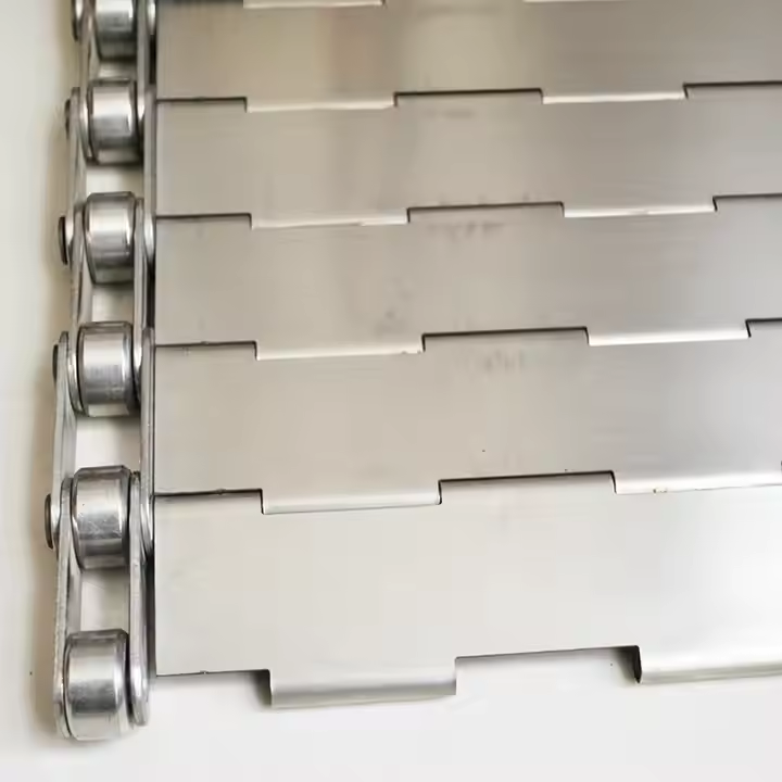 Stainless Steel 304 316 Chain Plate Punch with Side Baffle Conveyor Belt