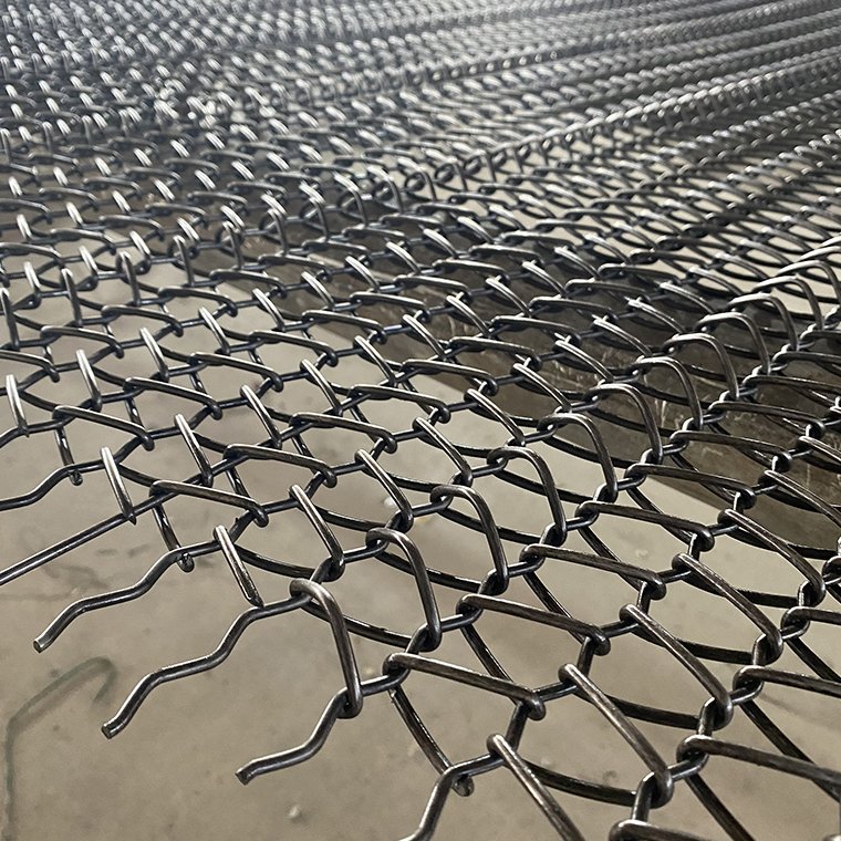 Double Compound Chain-Driven Balanced Weave Stainless Steel Spiral Wire Mesh Belt Flat Balanced Screw Conveyor Restaurant
