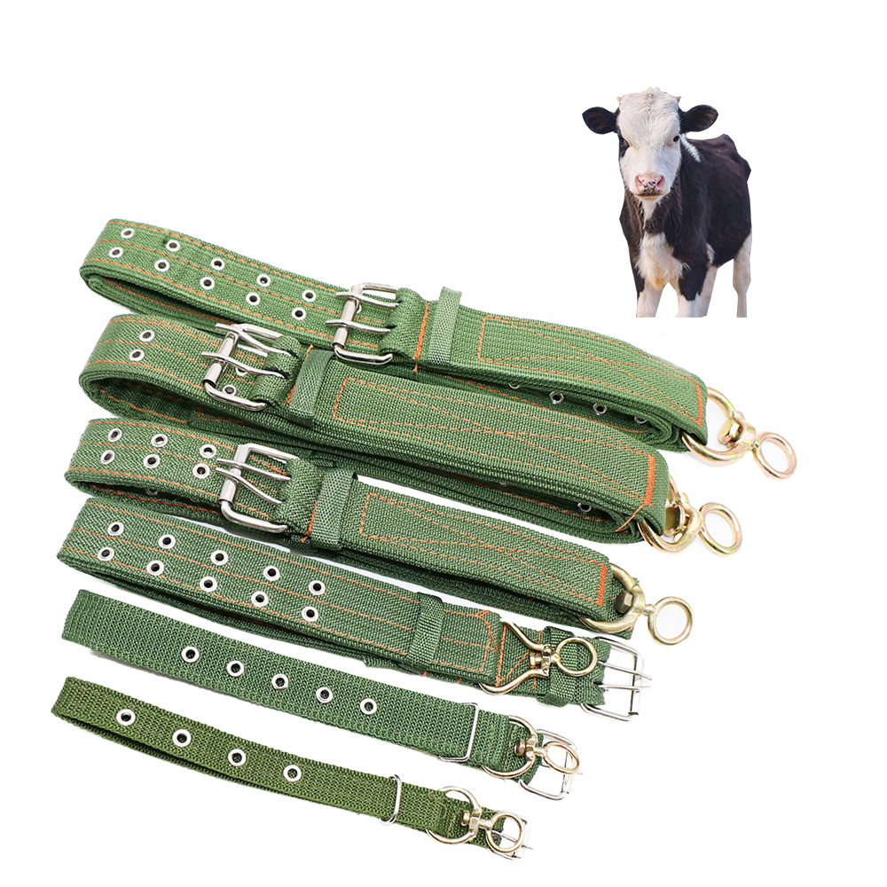 Farm Cows Accessories Cow Collar Canvas Adjustable Buckle Goat Livestock Traction Cattle Collar Neck Straps