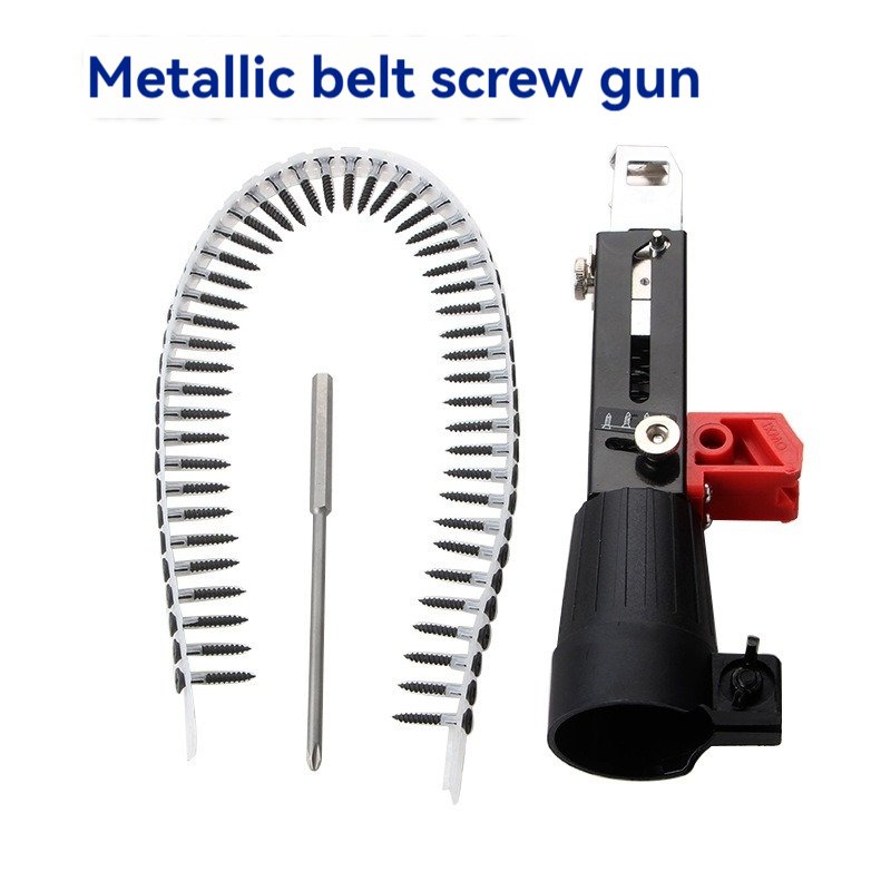 Henglai New Power Tools Nail Gun Machine Portable Collated Concrete Wall Screws Chain Cordless