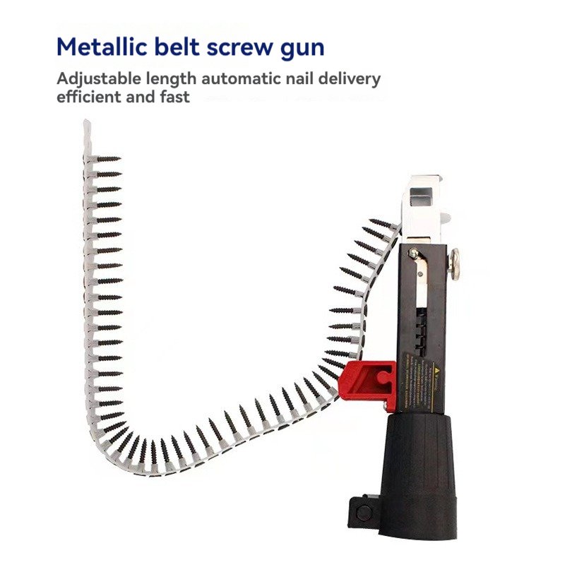 Henglai New Power Tools Nail Gun Machine Portable Collated Concrete Wall Screws Chain Cordless