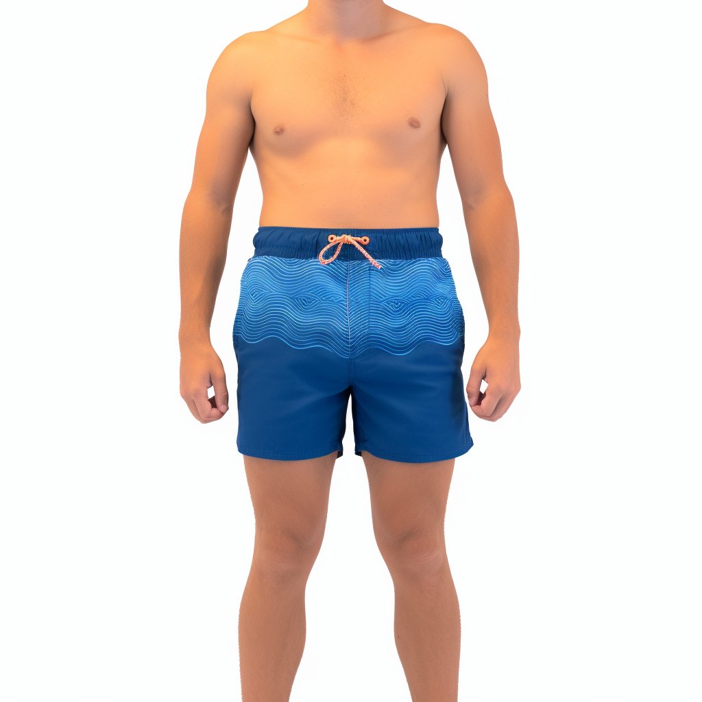 Summer Men Clothing Shorts Full All Print Hawaiian Beach Quick Dry Short Pants Drawstring Swimwear Shorts Swim Trunks