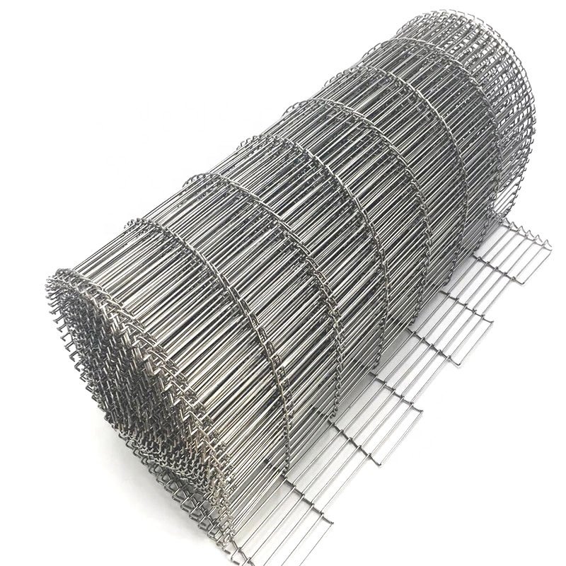 Inox stainless steel 304 metal conveyor wire mesh belt conveyor systems price for pizza oven chocolate enrober bakery