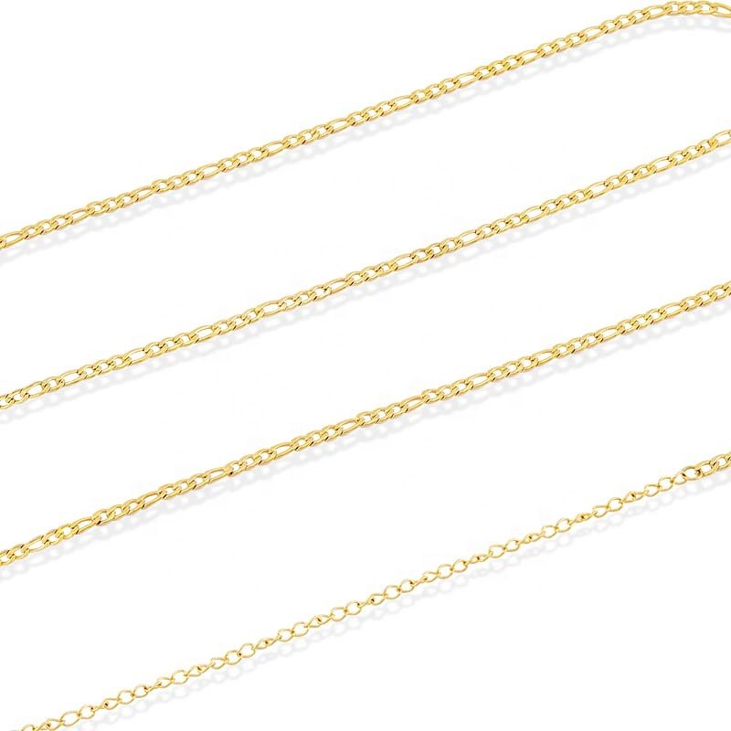 Fashion Jewelry PVD Gold Plated Stainless Steel Sexy Curb Figaro Belt Belly Waist Body Chain