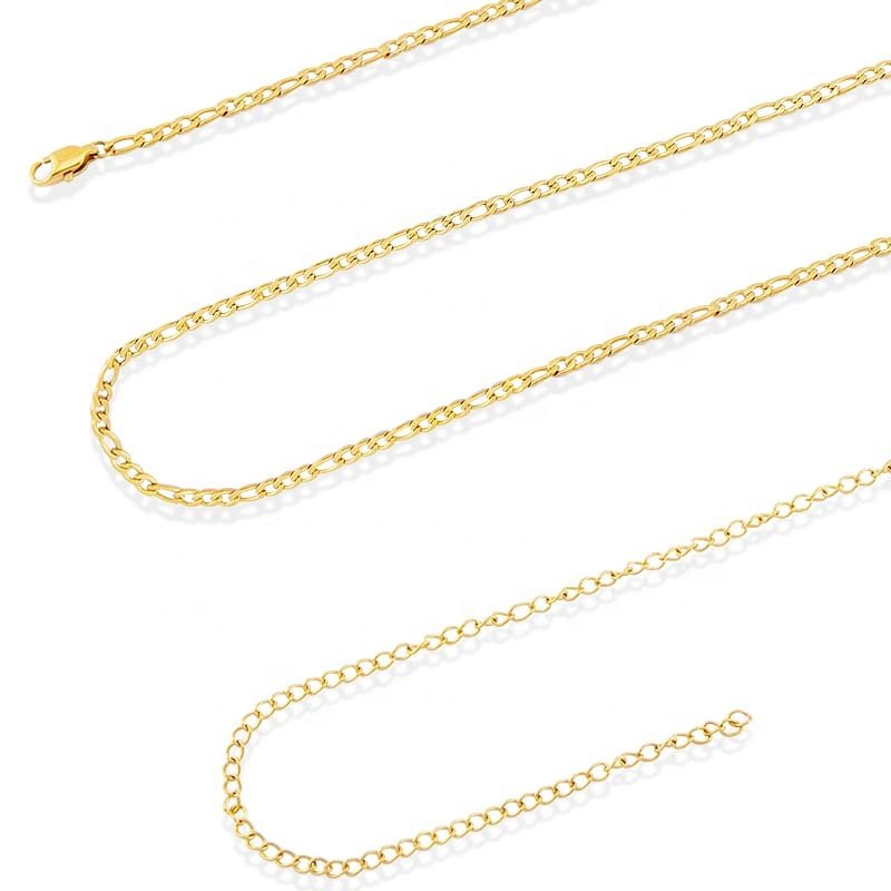 Fashion Jewelry PVD Gold Plated Stainless Steel Sexy Curb Figaro Belt Belly Waist Body Chain