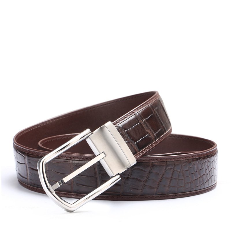 OEM ODM Erkek Kemer Cintos Masculinos Fashion Designer High Quality Luxury Genuine Alligator Leather Man Belts Hot Belt For Men