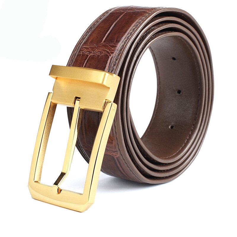 OEM ODM Erkek Kemer Cintos Masculinos Fashion Designer High Quality Luxury Genuine Alligator Leather Man Belts Hot Belt For Men