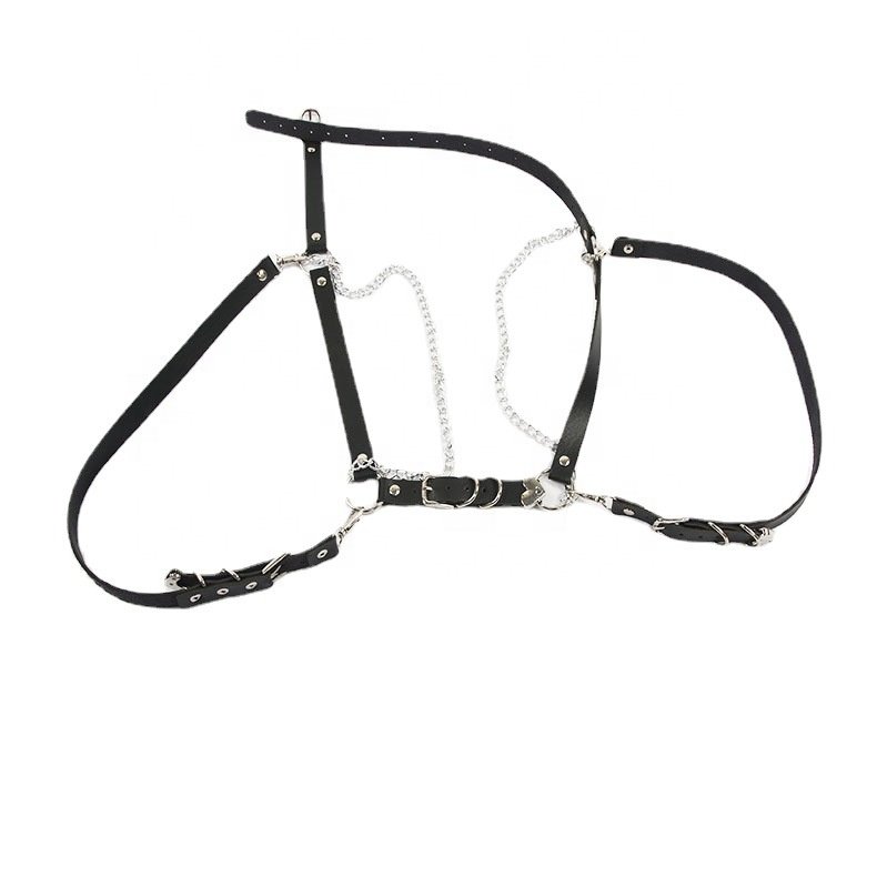 Harajuku Dark Lolita Girl Punk Goth style belt decorated jk waist chain chain suspenders cool