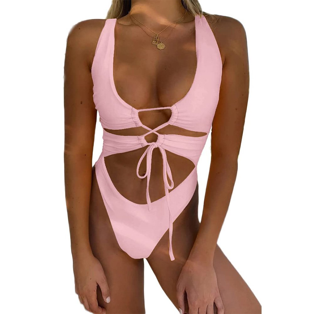 Custom Brand Swimwear Triangle Bikini Swimming Beach Suit Bikinis Beachwear One Piece Micro High Waist Bikinis Set
