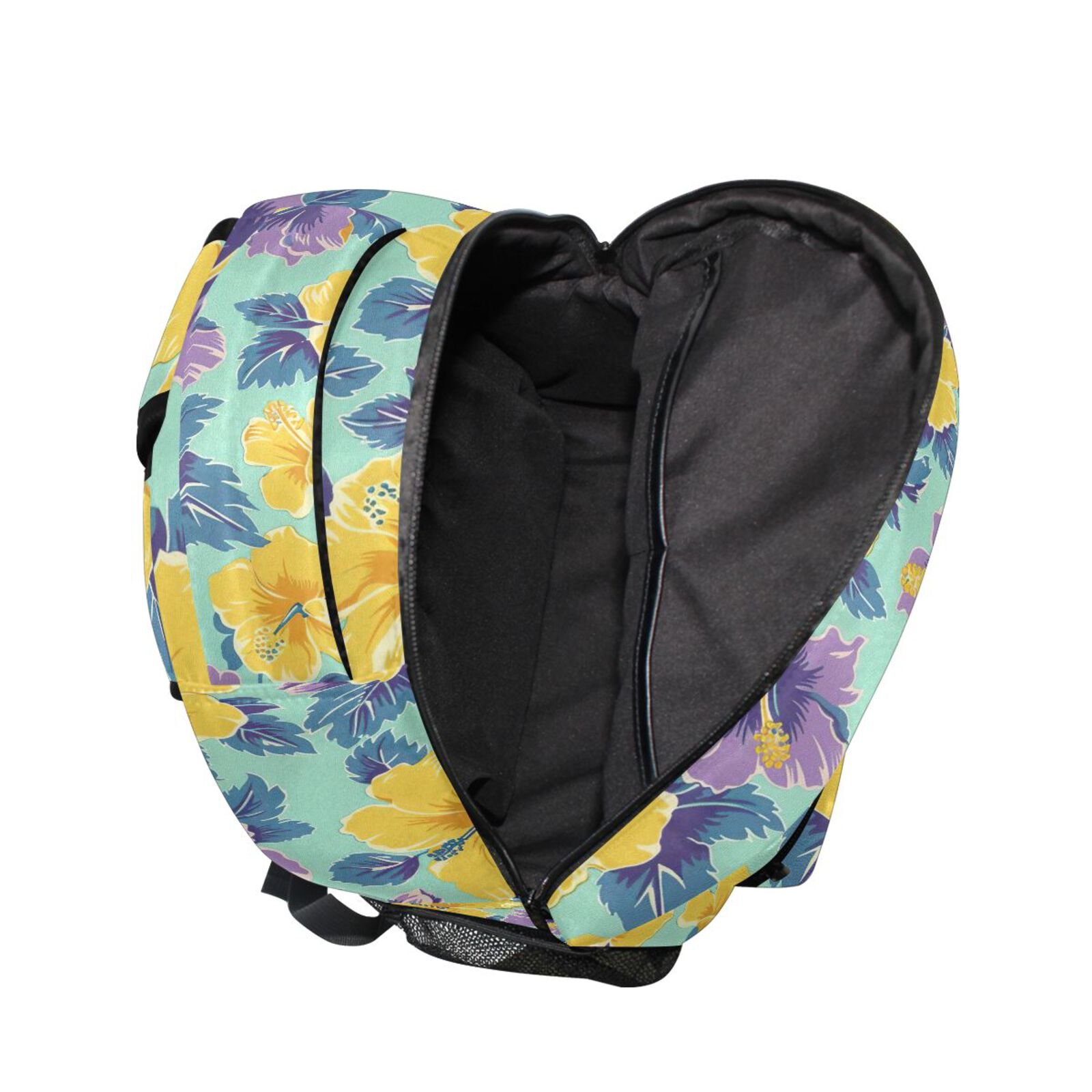 New Arrival Customized Hibiscus Flowers Lightweight Durable Casual School Backpack Football Training Bags For Adults Students