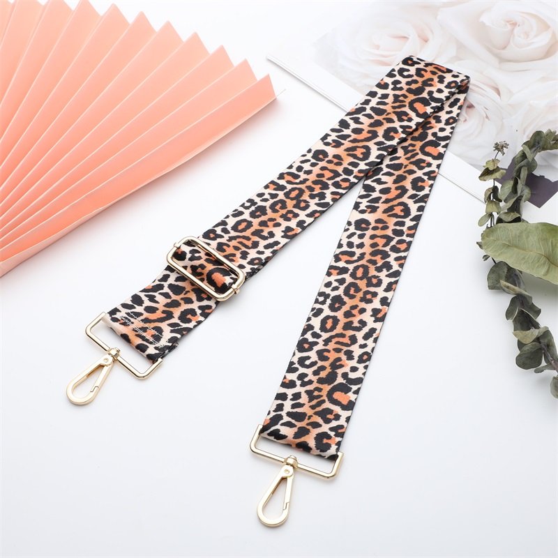 Leopard spotted shoulder strap women's bag Crossbody bag Shoulder strap retractable adjustable size bag strap Shoulder strap