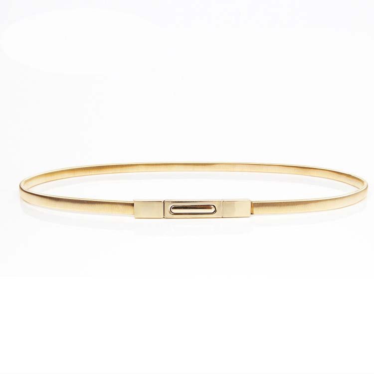 wholesale width 1.0cm female fashion women's one piece dress overcoat decorative waist metal band belts