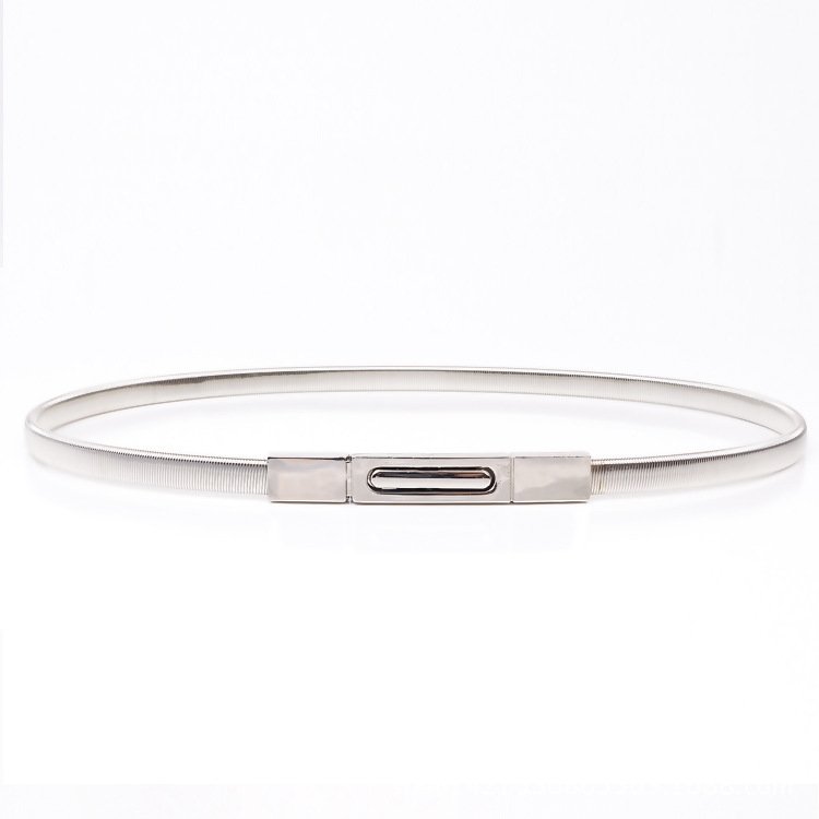 wholesale width 1.0cm female fashion women's one piece dress overcoat decorative waist metal band belts