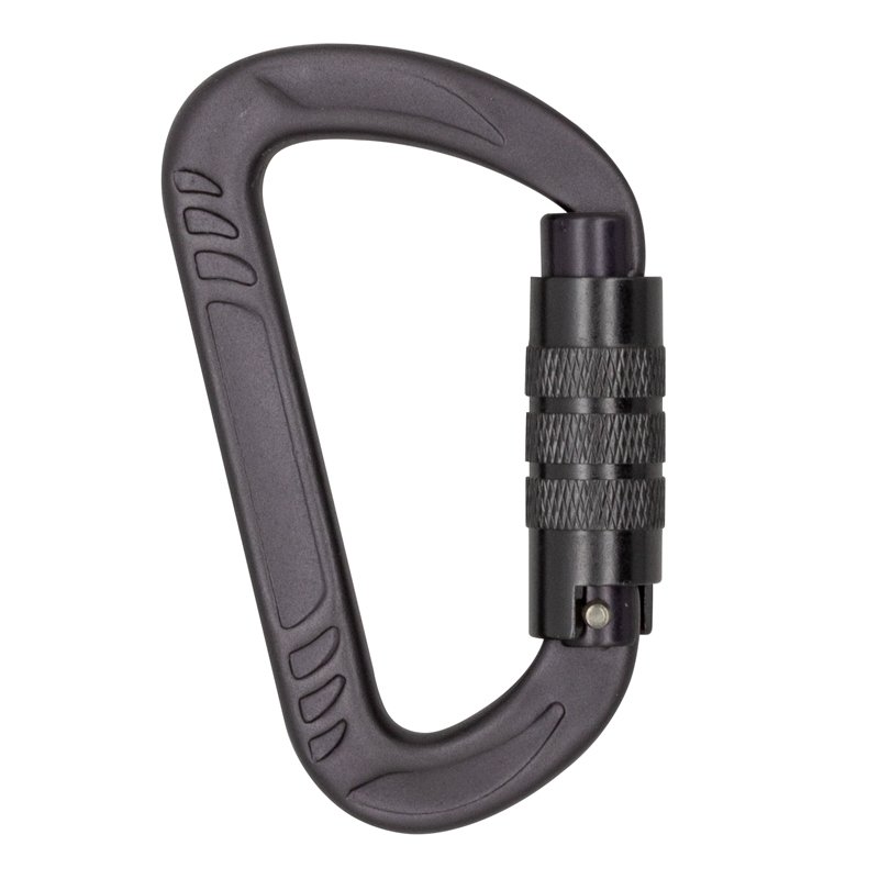 JENSAN Custom Aviation Aluminum 12KN Straight Gate A7075 Keychain Carabiner Clip For Outdoor Backpacks