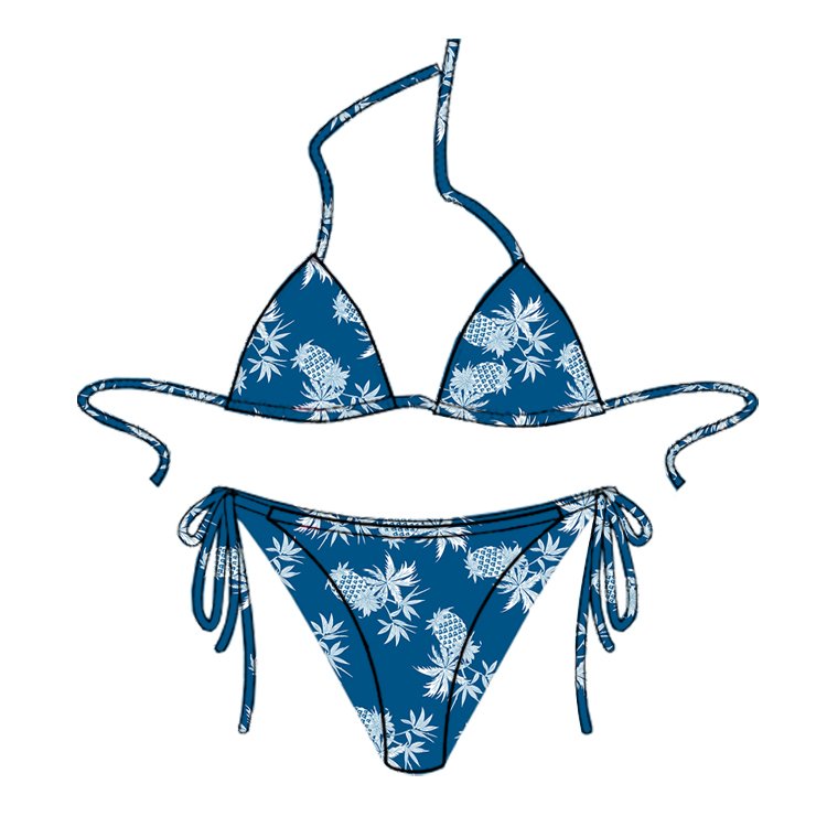 Hot Sale Wholesale Custom, Girl Bathing Suit Brazilian Beachwear Brief Swimsuit Print Swimwear Bikini Sets/