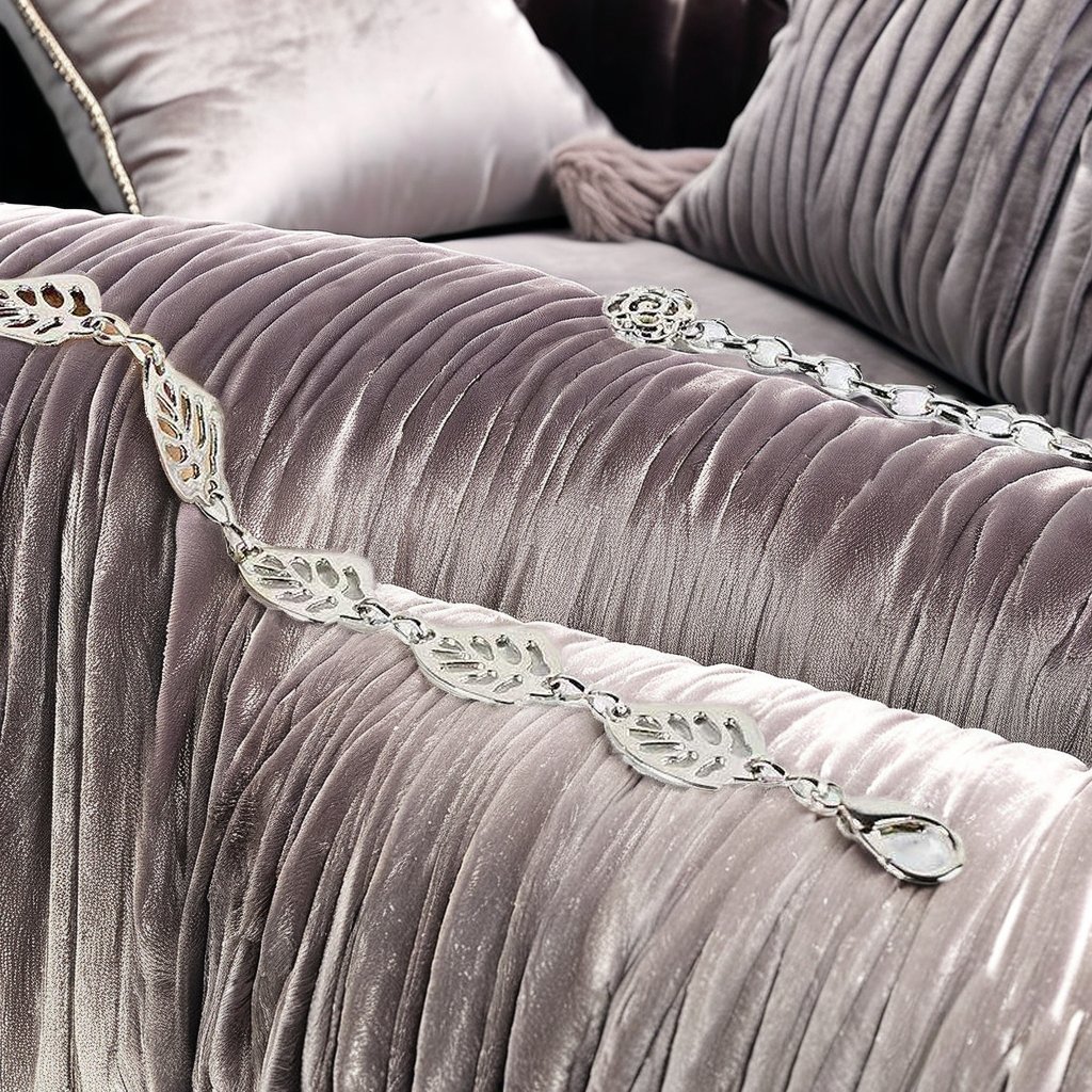Boho chic retro metal leaf waist chain women sexy dress Fashion embellished belt skirt and blouse