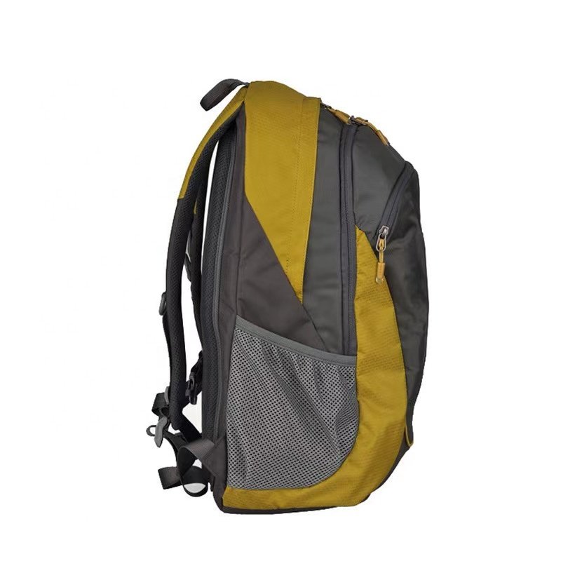 Evercredit 1680D black polyester laptop backpacks school bags computer travel duffle bag hiking backpack bag hiking camping
