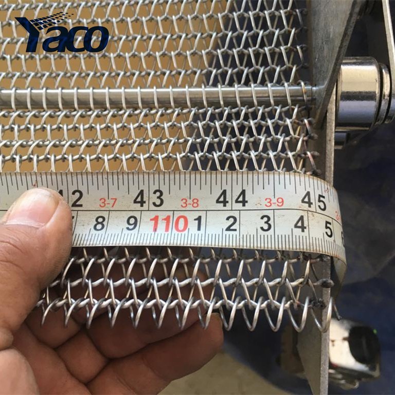 easy install food grade stainless steel twisted wire conveyor mesh conveyor belt for oven