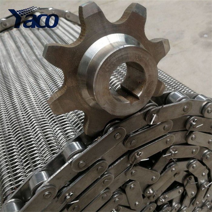 easy install food grade stainless steel twisted wire conveyor mesh conveyor belt for oven