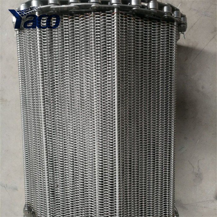 easy install food grade stainless steel twisted wire conveyor mesh conveyor belt for oven