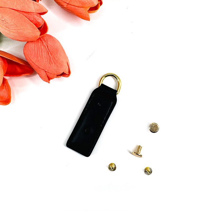 custom hardware accessories accessories D buckle leather buckle bag belt chain link buckle DIY accessories double leather side