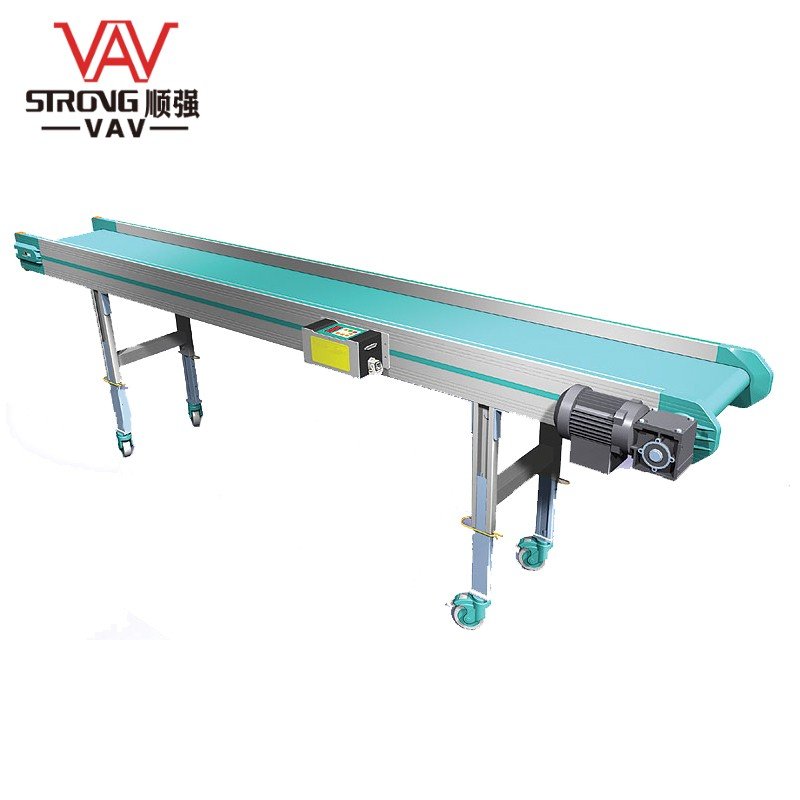 Factory conveyor belt Aluminum assembly line PVC Belt Conveyor