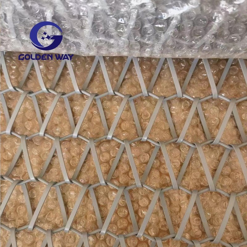 Stainless Steel Wire Mesh Heavy Duty Clinched Edge Carbon Steel Flat Wire Conveyor Belt