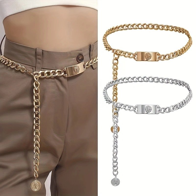 Metal Chain Woman Waist Factory Simple Personality Fringes Sweater Chain Accessories Belts For Lady
