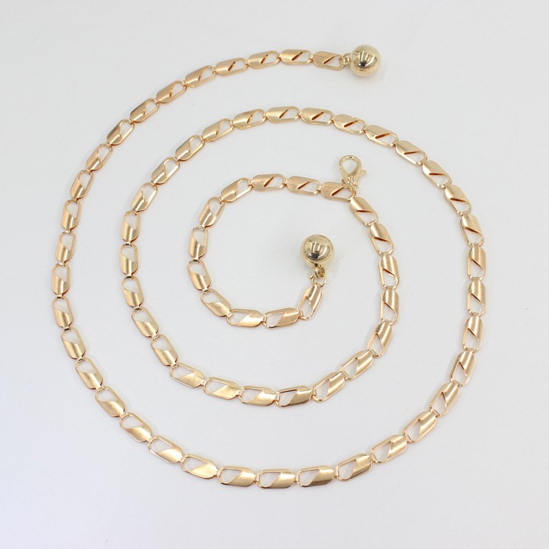 Hip High Waist Gold Silver Belts For Women Fashion Waistbands All-match Belt For Party Jewelry Dress Waist Metal Chain Belts