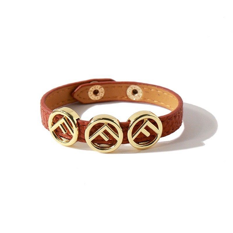 Unisex Adjustable Punk Style Letter Design Bracelet Leather Hand Chain Jewelry Accessories for Women and Men